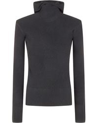 Fear Of God - Long Sleeve Hooded Rib" Top - Lyst