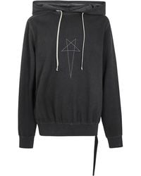 Rick Owens - Sweatshirt Faded Oversized - Lyst
