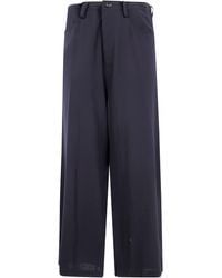 Y's Yohji Yamamoto - Long Straight Trousers - Lyst