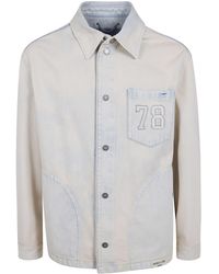 Golden Goose - Journey M's Denim Work Jacket Peter Bleach Laguna Wash - Lyst