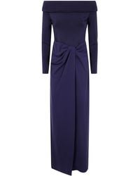 Ralph Lauren - "Sakaris" Long Sleeves Gown Long Dress - Lyst