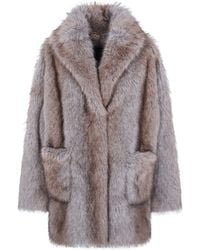 BB COUTURE - Giacca Fox "Brigitte Long" - Lyst