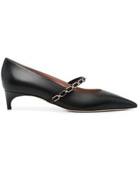 Malone Souliers - Chain-Link Kitten-Heel Pumps - Lyst