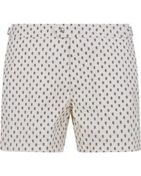 Tom Ford - Paisley Print Micro Compact Popeline Wr Swim Shorts - Lyst