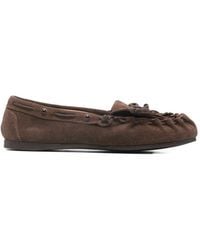 P.A.R.O.S.H. - P. A.R. O.S. H. "Squoshoe26" Fringe Loafer Suede - Lyst
