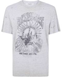 Golden Goose - "Journey M's" T-Shirt Regular Cotton Slub Jersey Vintage - Lyst