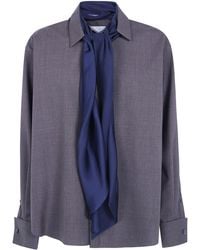 Sacai - Shirt Polyester Wool "Suiting Shirt" - Lyst
