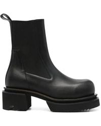 Rick Owens - "Beatle Bogun" Leather Boots - Lyst