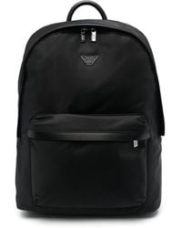Emporio Armani - Logo Nylon Backpack - Lyst