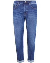 Dondup - 5 Pockets Stretch Regular "Icon Esclusive Bluesign" Jeans - Lyst