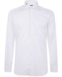Barba Napoli - Classic Popeline Stretch Shirt - Lyst