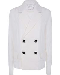 Sacai - Double-Breasted Jacket - Lyst