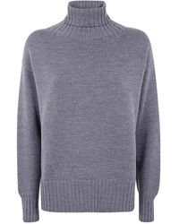Drumohr - Maglione A Maniche Lunghe Con Collo Alto - Lyst