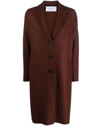 Harris Wharf London - Overcoat Pressed Wool - Lyst