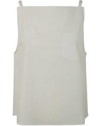 Sacai - Cotton Poplin Camisole Shirt - Lyst