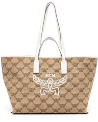 MCM - Medium Himmel Shopper Bag - Lyst