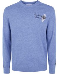 MC2 Saint Barth - Crew Neck Sweater "Heron Light Embry" - Lyst
