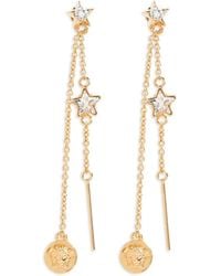 Versace - Earrings Metal Strass - Lyst