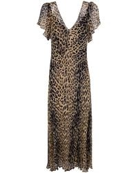 RIXO London - Bexley Dress Nina Leopard - Lyst