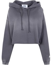Golden Goose - "Star W's" Oversize Cropped Hoodie Sunfaded Wash Star Gol - Lyst
