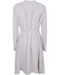 Emporio Armani - Long Sleeve Dress - Lyst