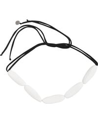 Maria Calderara - Linear Stones Necklace - Lyst