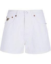 Lois - "Sandra C" Bull Shorts Denim - Lyst