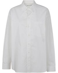 Alexander Wang - Oversized Boyfriend Shirt Clothing - Lyst