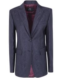 Etro - Jacket Classic Blazer - Lyst