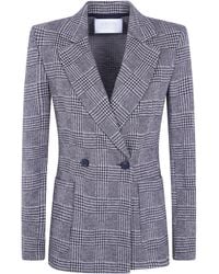 Harris Wharf London - Jacket Double Breasted "Patterned Moleskin" - Lyst