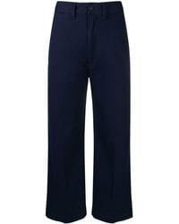 Polo Ralph Lauren - Wide-leg Cropped Chinos - Lyst