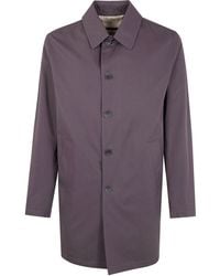 Herno - Single Breasted Midi Coat - Lyst