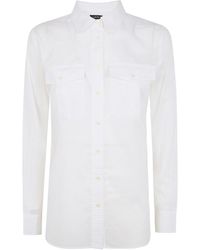 Ralph Lauren - "Courtenay" Long Sleeve Button Front Shirt - Lyst