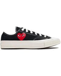 COMME DES GARÇONS PLAY - X Converse Large Peeping Heart Chuck Taylor 70 Trainers - Lyst