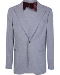 Barba Napoli - Jacket Single Breasted "Bactive" - Lyst