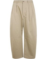 Comme des Garçons - Light Cotton Double Pinces Trousers - Lyst