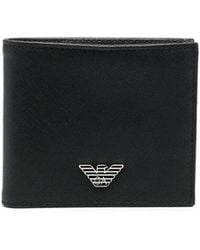Emporio Armani - Logo Bifold Wallet - Lyst