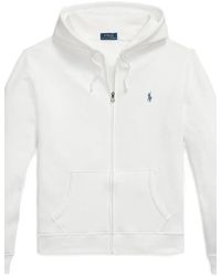 Polo Ralph Lauren - Hooded Full Zip Long Sleeves Sweatshirt - Lyst