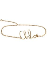 Chloé - Iconic" Chain Belt - Lyst