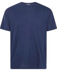 Herno - Crepe De Chine T-Shirt - Lyst