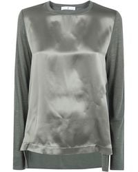Whyci - T-Shirt Military 'Round Neck' - Lyst