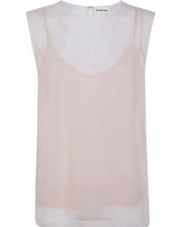 P.A.R.O.S.H. - Semi-Sheer T-Shirt - Lyst