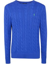 Polo Ralph Lauren - Long Sleeves Round Neck Rib Sweater - Lyst