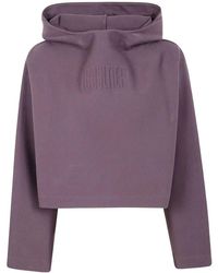 Jean Paul Gaultier - Bonded Cotton Cropped Bat Sleeves Hoodie With "Gaul - Lyst