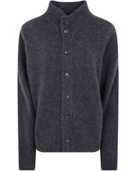 FILIPPO DE LAURENTIIS - Round Neck Cardigan Sweater - Lyst