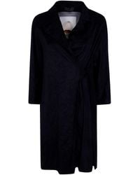 Maria Calderara - Coat Faux Suede "W902Dk 9" - Lyst
