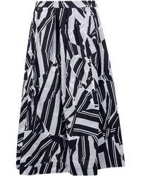 Dries Van Noten - "Soni" Midi Skirt - Lyst