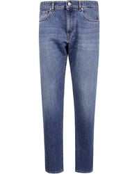 Incotex - Fit Regular Long Leg 19Cm Bottom Jeans - Lyst