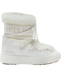 Moon Boot - "Ltrack" Faux Fur Wp Boots - Lyst