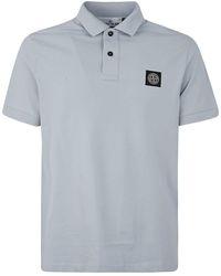 Stone Island - Short Sleeves Slim Fit Polo Shirt Clothing - Lyst